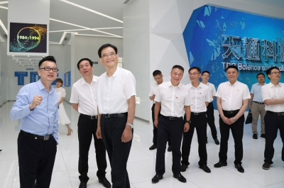 2020年6月16日時(shí)任浙江省委常委、統(tǒng)戰(zhàn)部部長(zhǎng)熊建平蒞臨天通