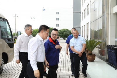 2021年5月11日時(shí)任浙江省委副書(shū)記、省長(zhǎng)鄭柵潔一行天通考察